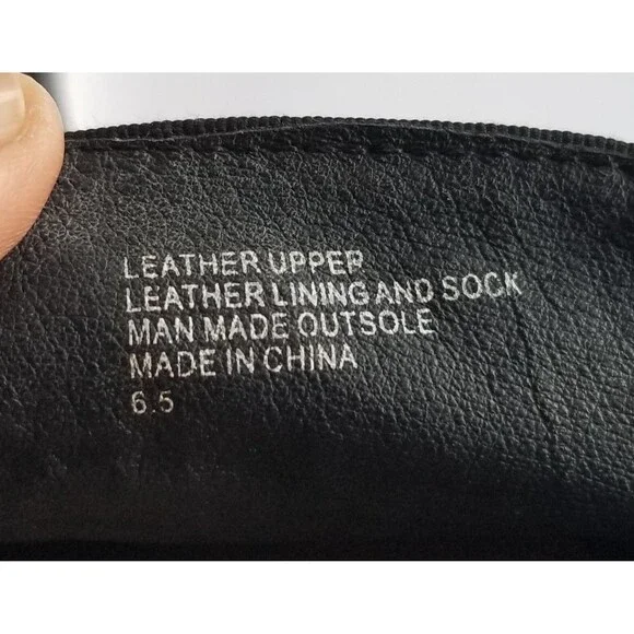 BIRDIES The Swift Black Leather Slip On Sneakers Sz 6.5 Flat White Soles - Picture 9 of 15